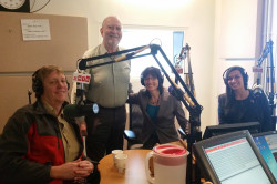 Dena Seidel and Leonard Lopate